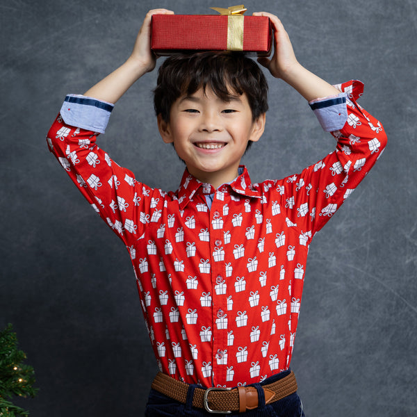 Holiday Presents in Long Sleeves