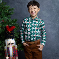 Nutcracker Checks Shirt in Long Sleeves