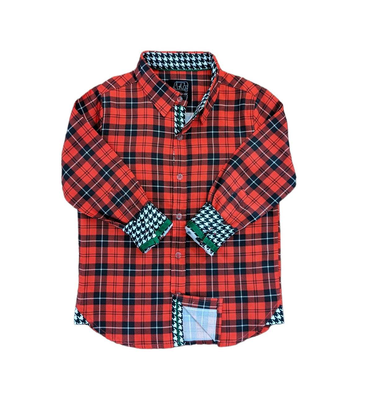 Holiday Plaid Shirt in Long Sleeves