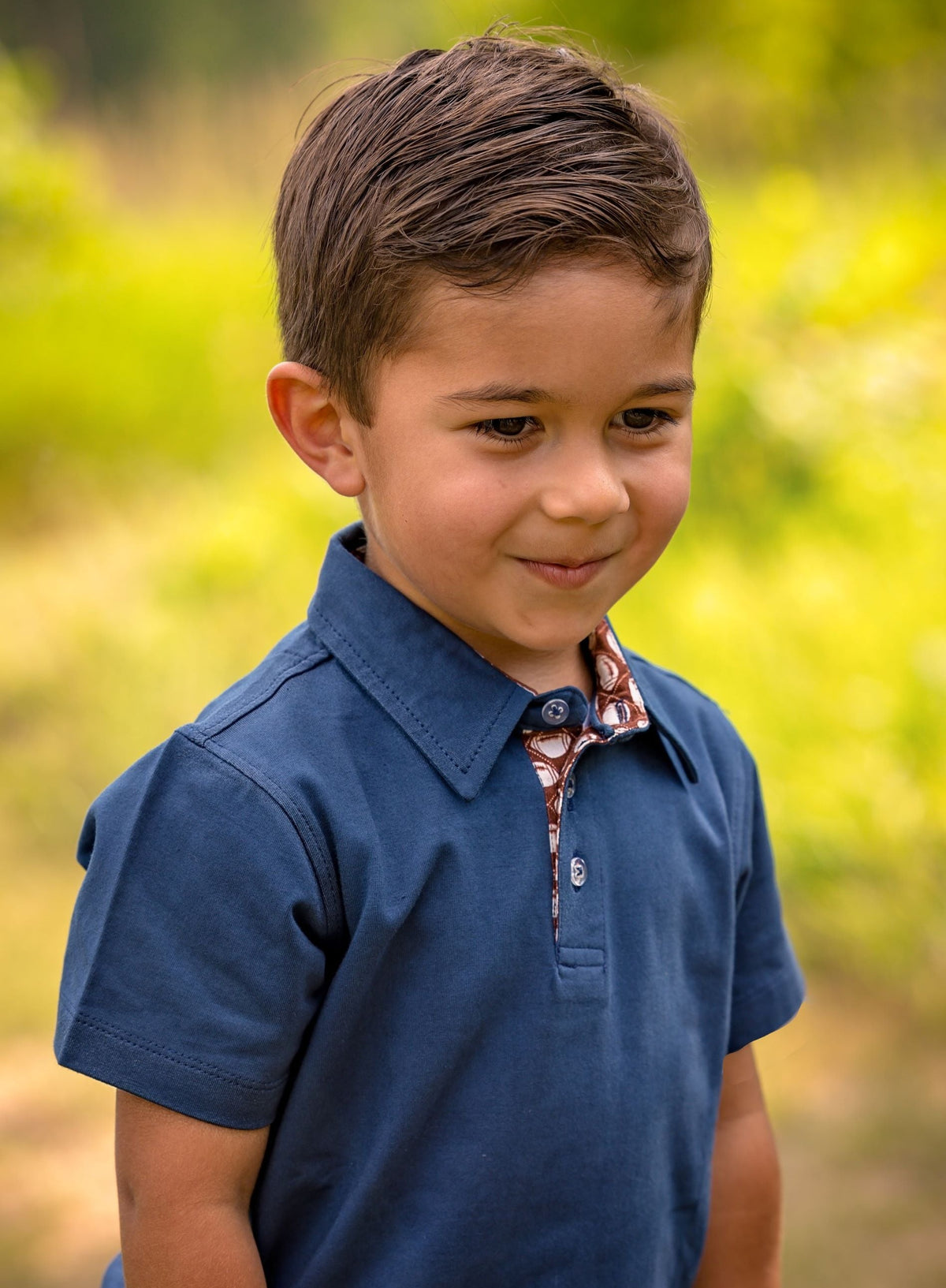 Game Day Polo Navy Blue