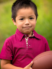 Game Day Polo Maroon