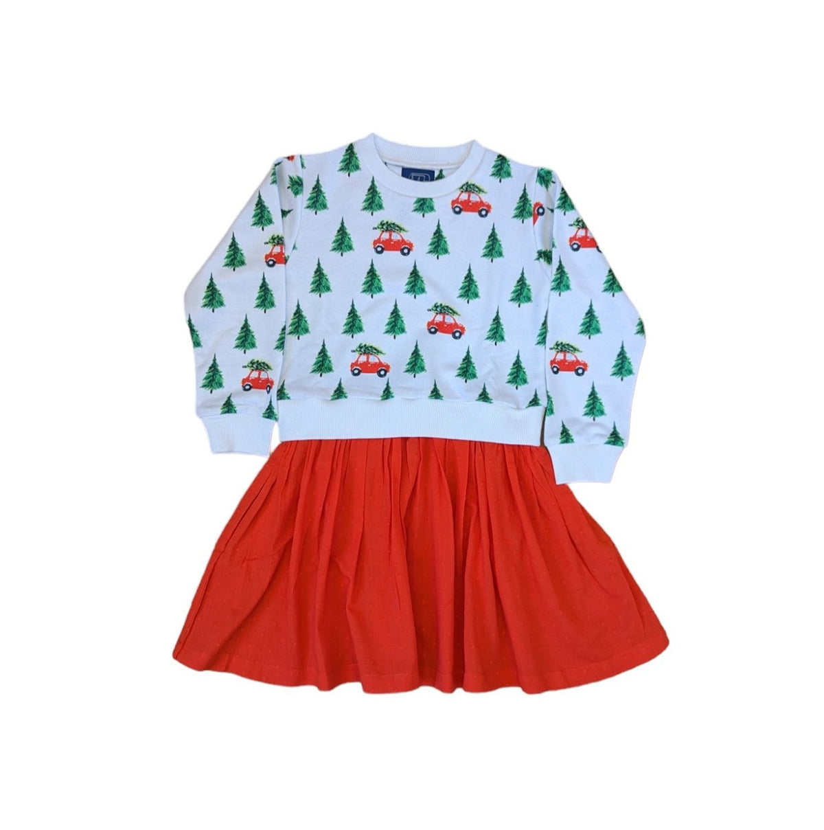 Bringing Home The Tree Sweatshirt Dress