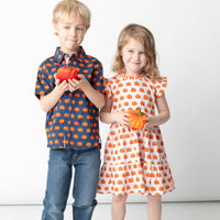 Pumpkin Patch Ruffle Dress