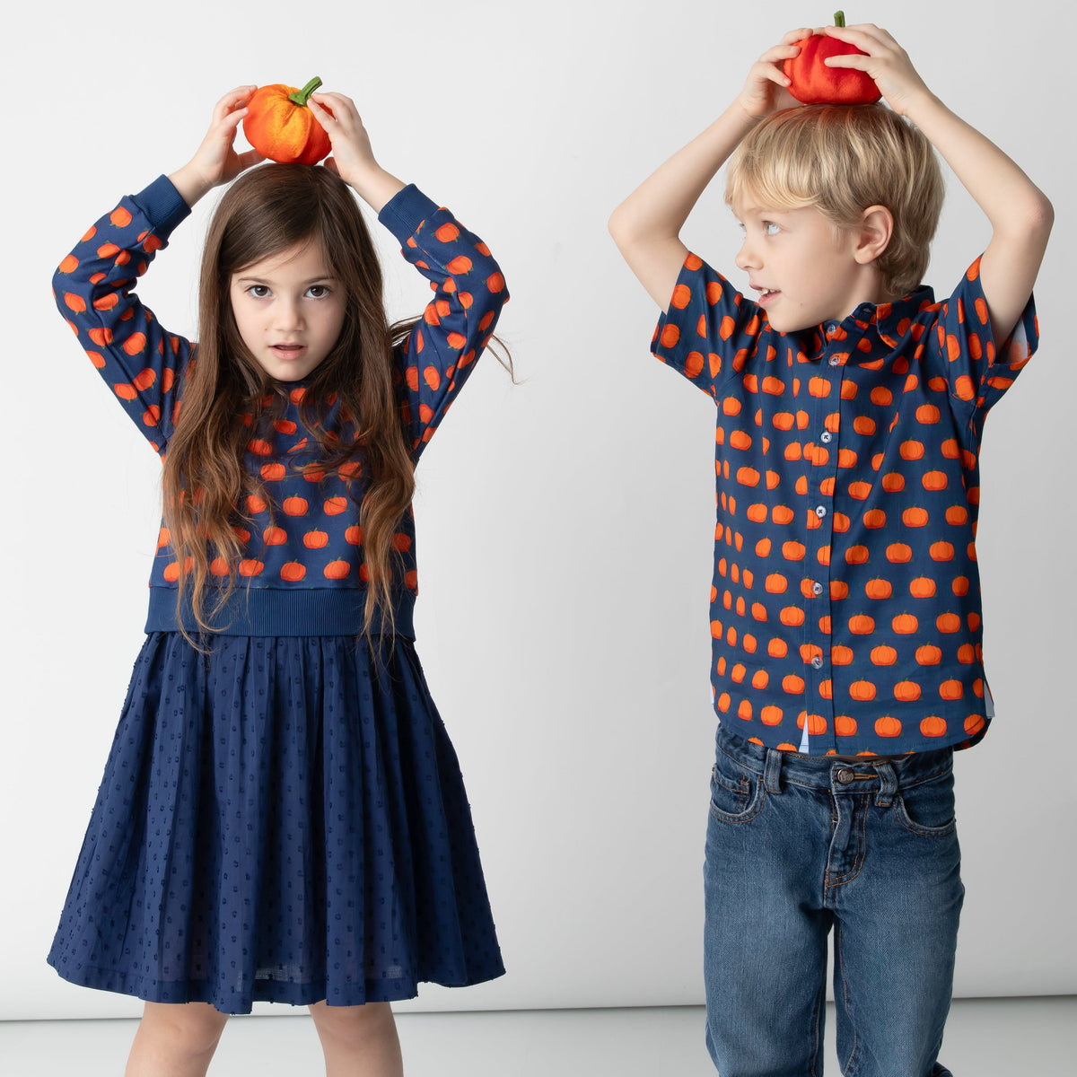 Pumpkin Patch Sweatshirt Dress