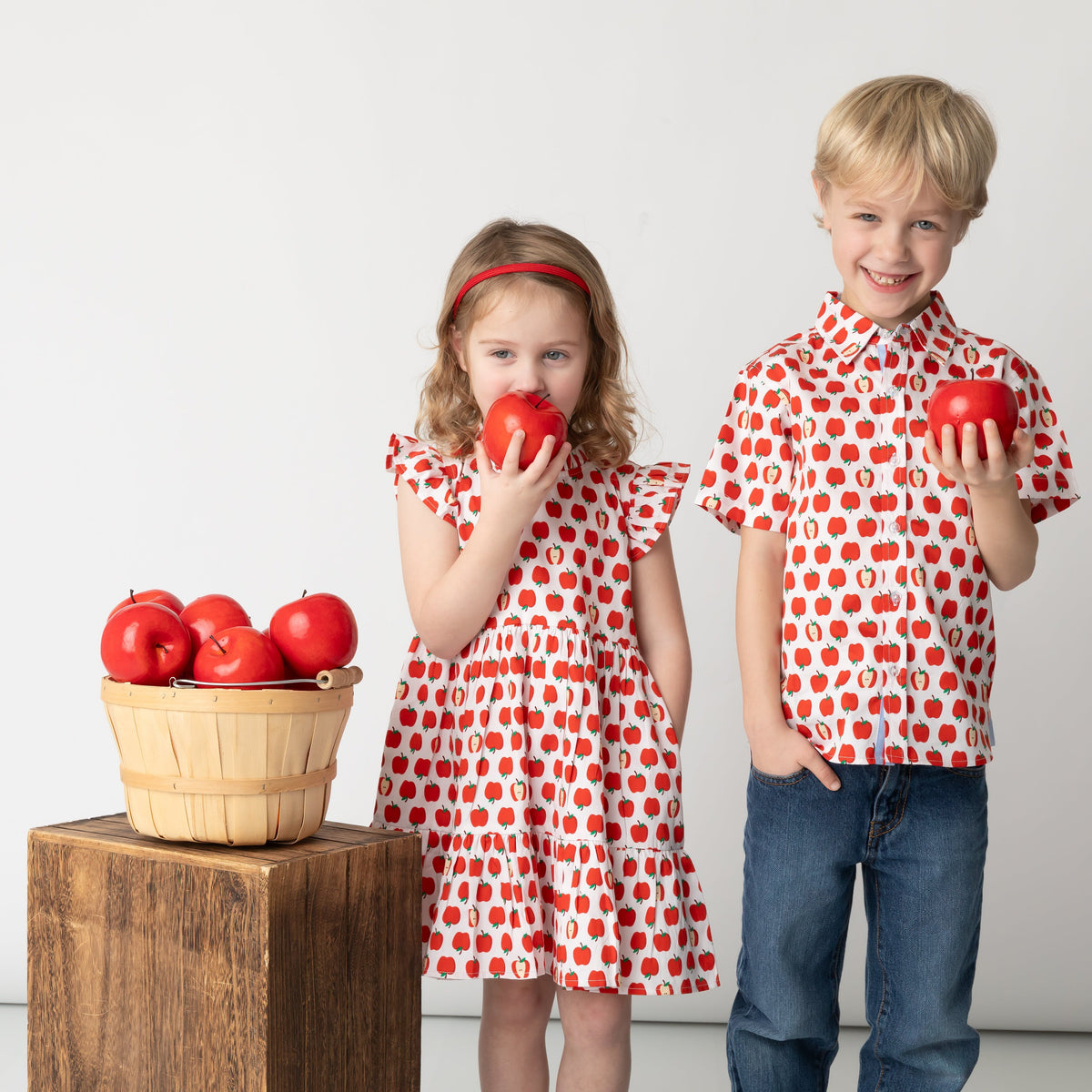 Red Delicious Ruffle Dress