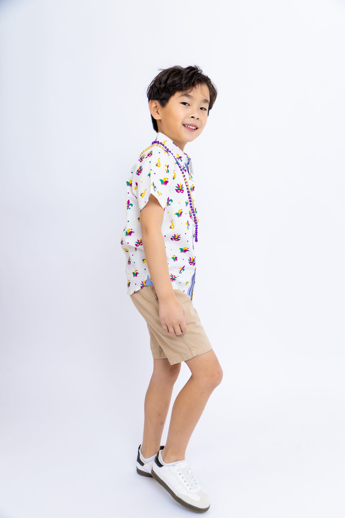 Mardi Gras Medley Shirt Short Sleeves