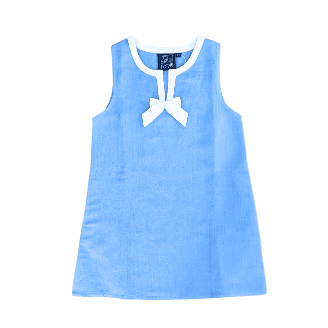 knee length dresses for ladies Above And Beyond Light Blue Textured Shift Dress – Shop the Mint main image 1