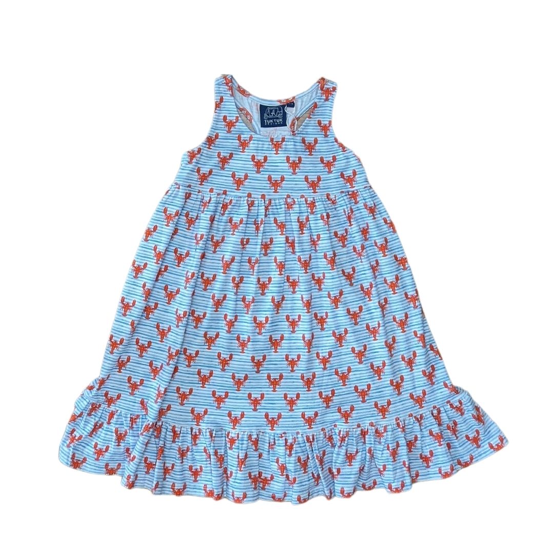 Lobster Wave Racerback Dress 7-8 | TukTuk Designs Lobster Wave Racerback Dress 7-8 | TukTuk Designs