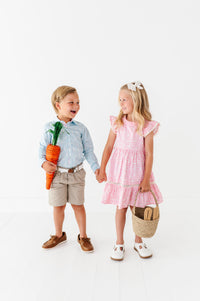 Easter Medley Ruffle Dress