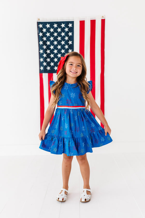 Firework Finale Ruffle Dress