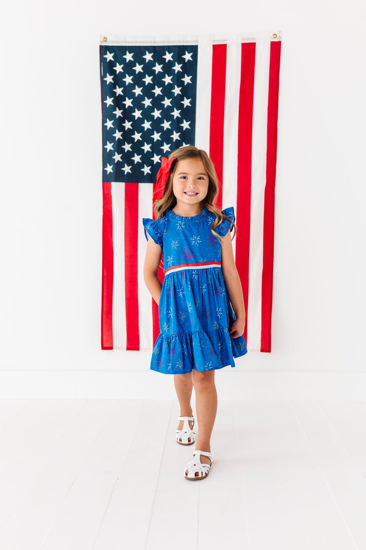 Firework Finale Ruffle Dress