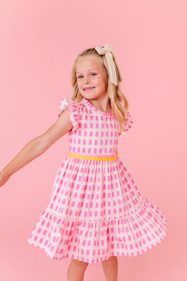 Pink Popsicles Ruffle Dress TukTuk Designs Pink Popsicles Ruffle Dress TukTuk Designs
