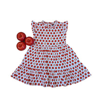 Red Delicious Ruffle Dress