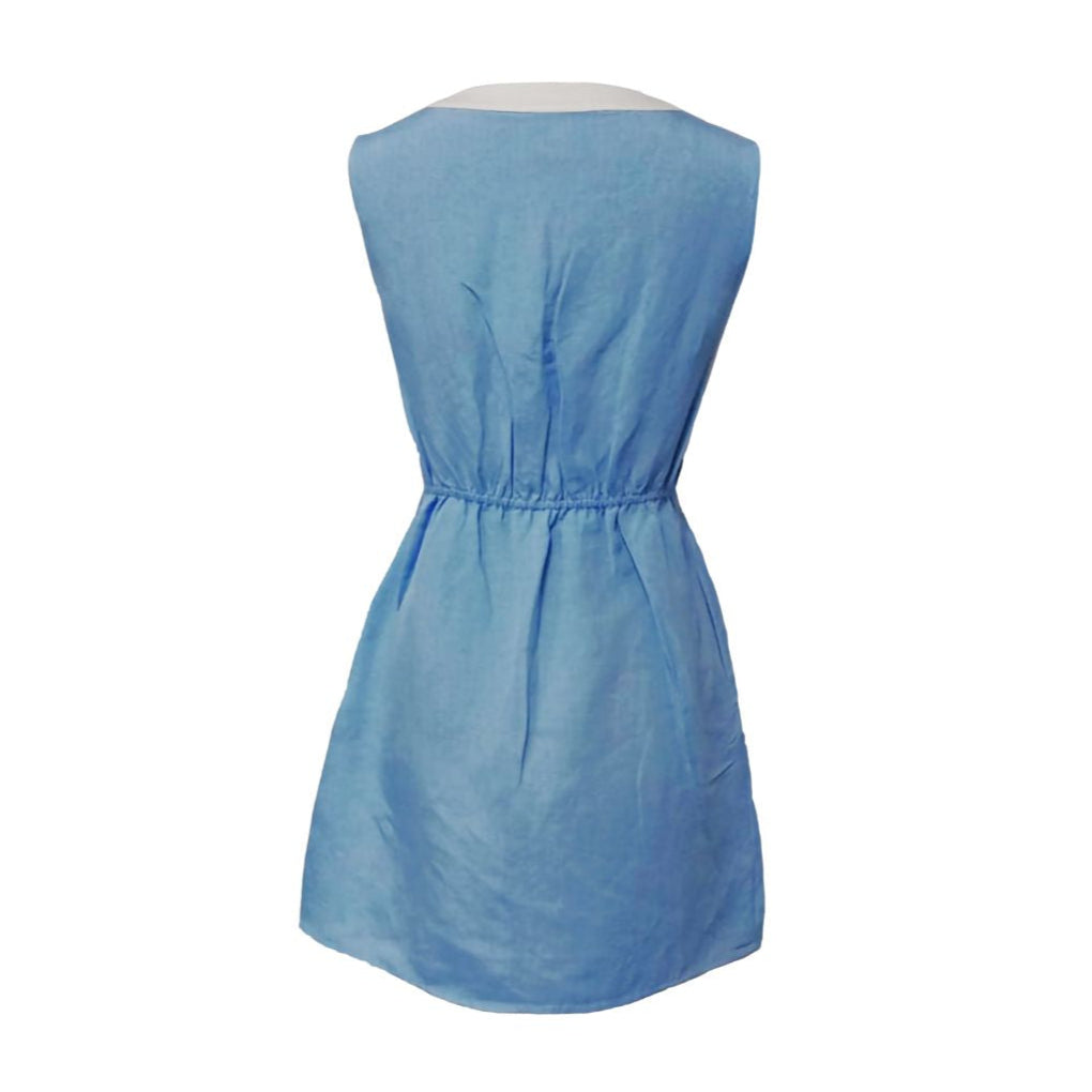 Women's Shift Dress in Blue Linen S | TukTuk Designs Women's Shift Dress in Blue Linen S | TukTuk Designs