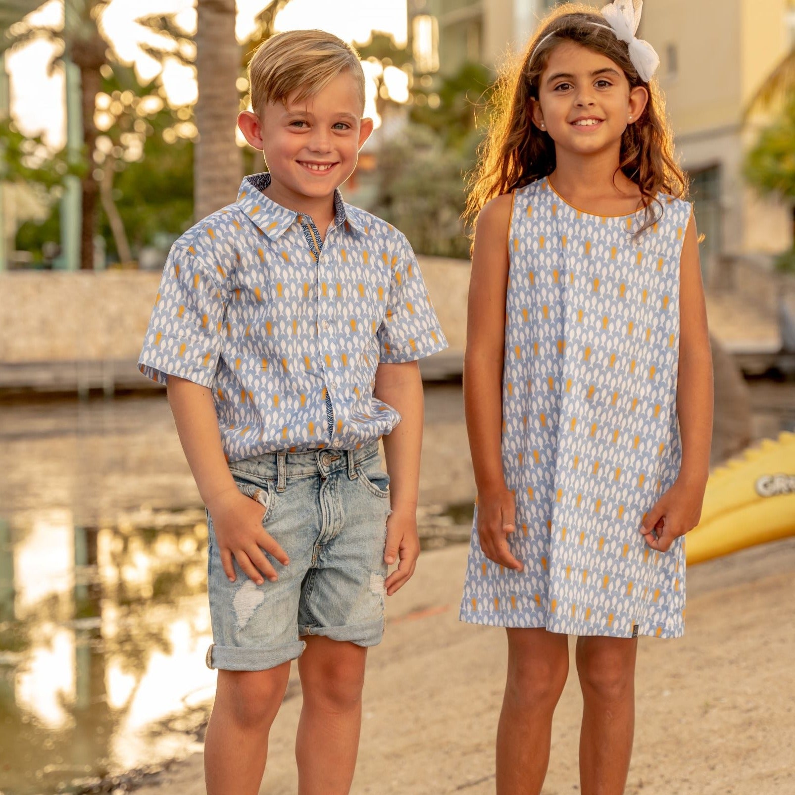 Goldfish Shift Dress – TukTuk Designs