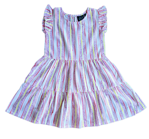 Candy Stripes Summer Tier Dress