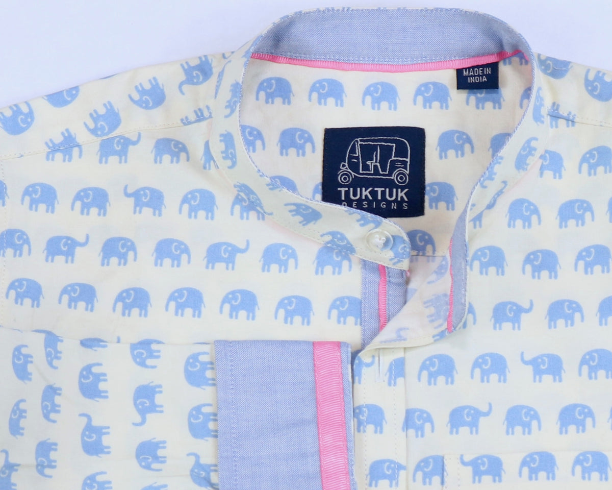 elephant dress shirt Donald Ross The Elliot: Men's Performance Polo - Sport Fit