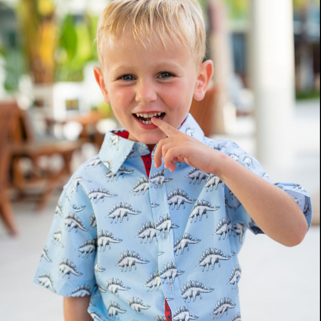 dinosaur button up shirt toddler